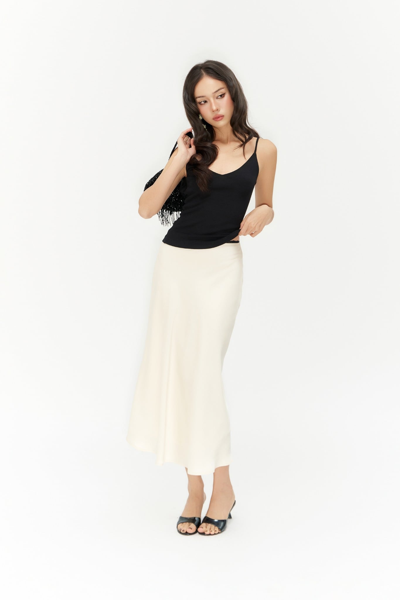 Lune Skirt | Chân Váy Lụa Dáng Xoè