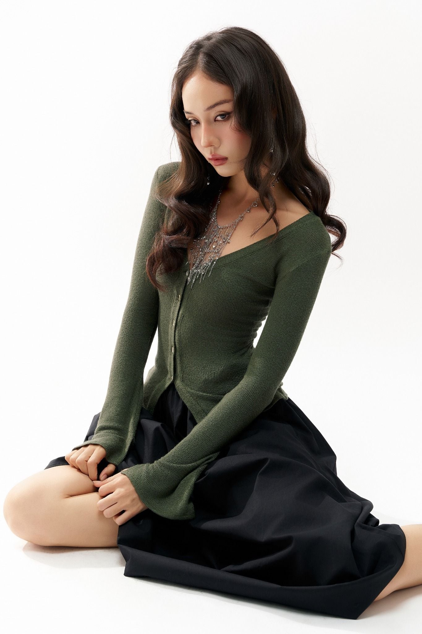 Mora Top | Áo Dáng Ôm Cài Nút