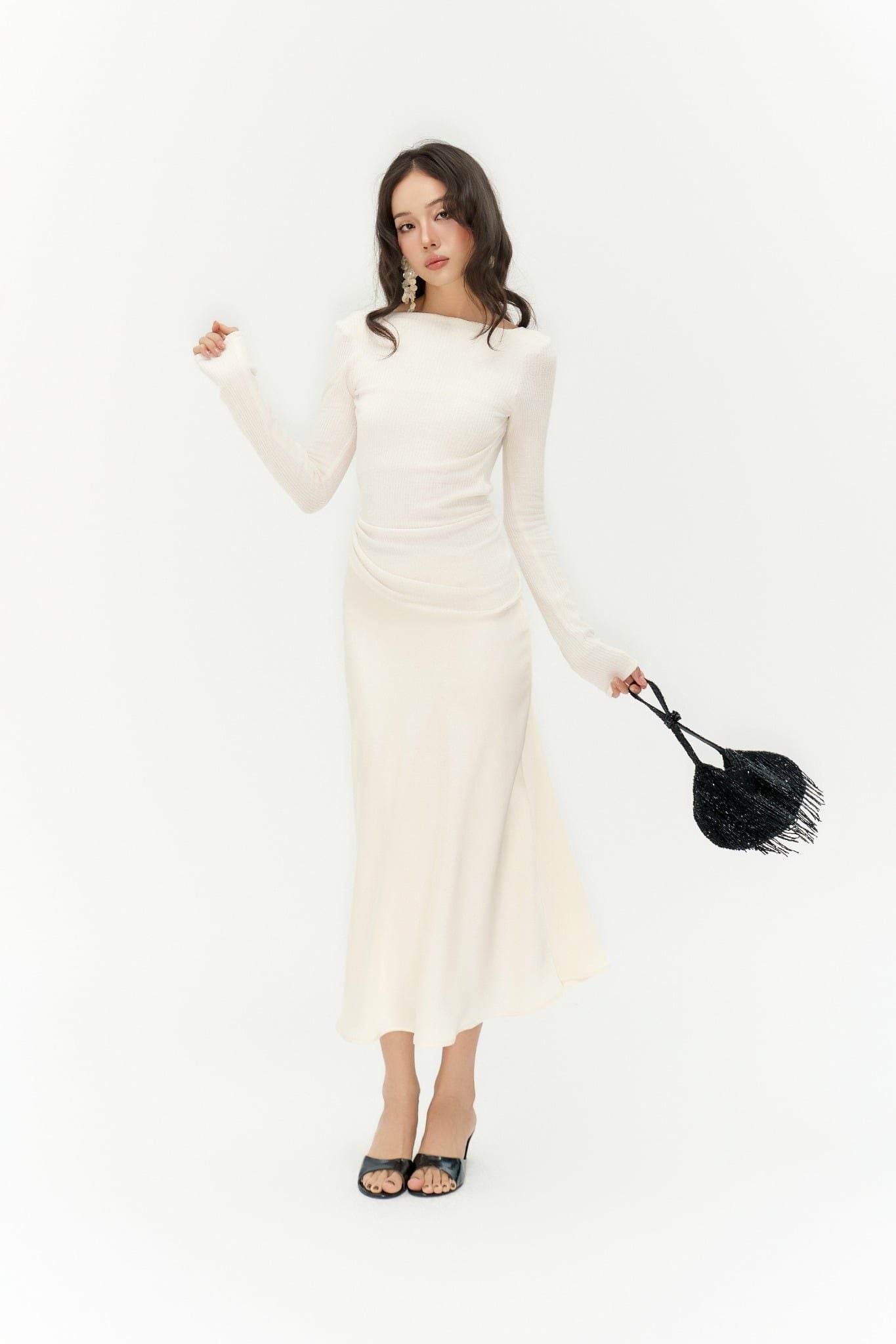 Lune Skirt | Chân Váy Lụa Dáng Xoè