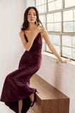Berry Dress | Đầm Lụa Đan Dây