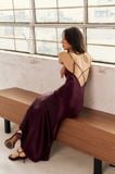 Berry Dress | Đầm Lụa Đan Dây