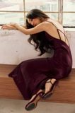 Berry Dress | Đầm Lụa Đan Dây