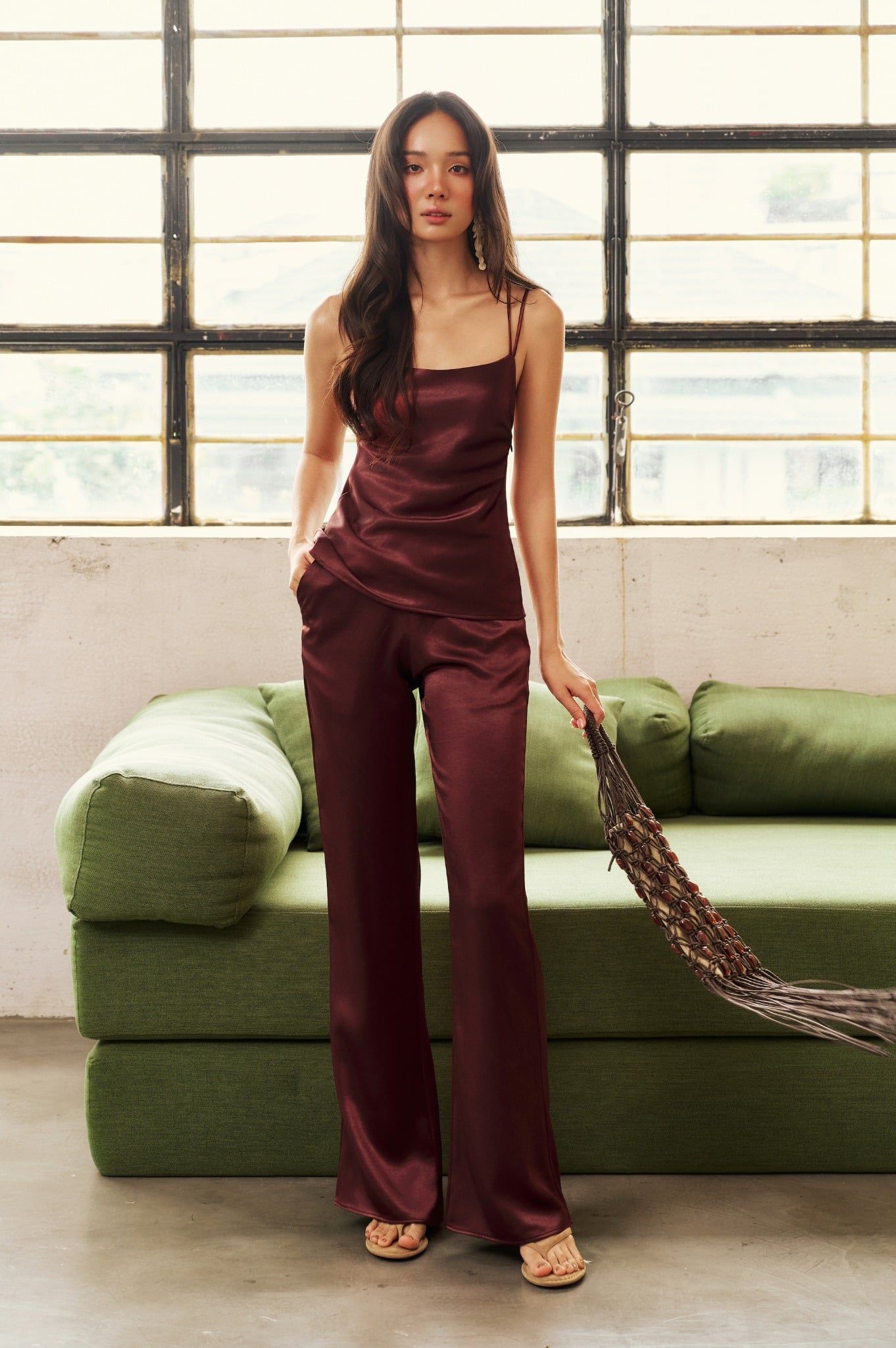 Vela Pants | Quần Lụa Dáng Loe