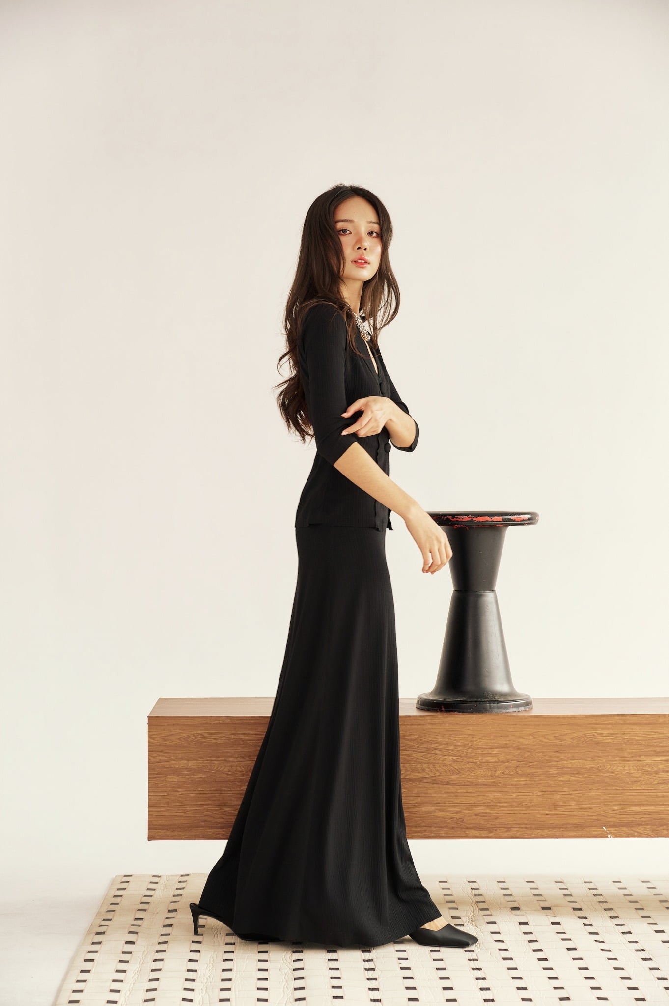 Angle Skirt | Chân Váy Maxi Dáng A