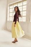 Olli Skirt | Chân Váy Midi Xếp Nếp