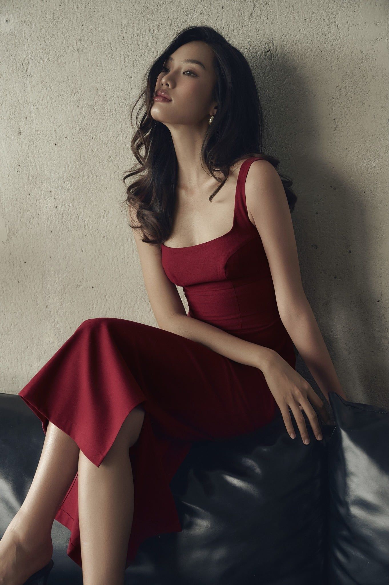 Cherry Dress | Đầm Linen Cổ Vuông