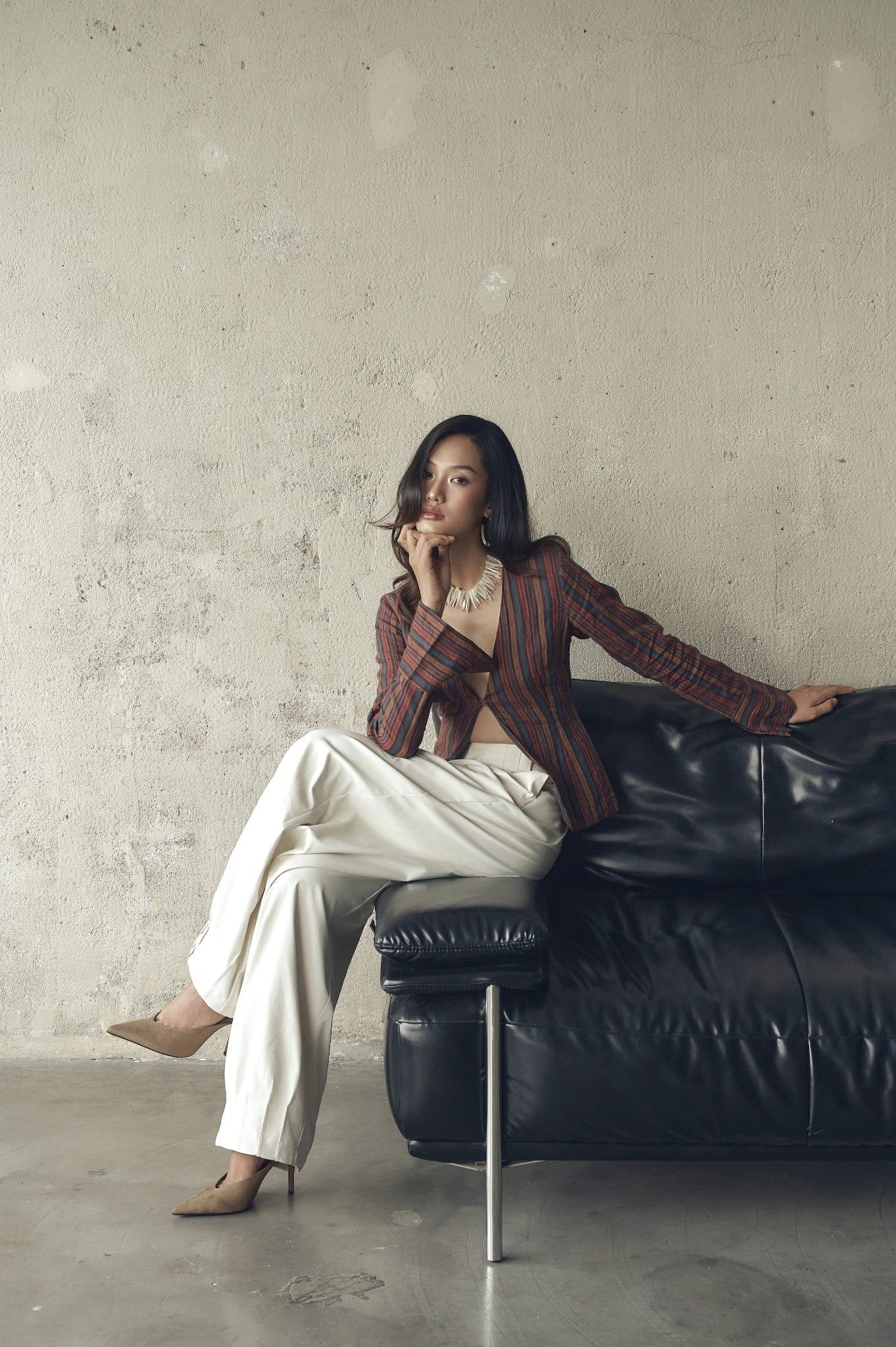Line Top | Áo Khoác Linen Cài Nút