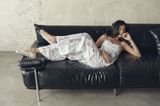 Panel Top in White | Áo Hai Dây Thêu