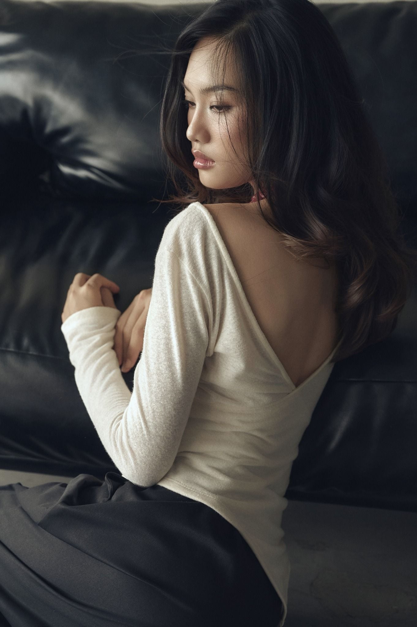 Wrap Top | Áo Vạt Chéo Vải Dệt Kim