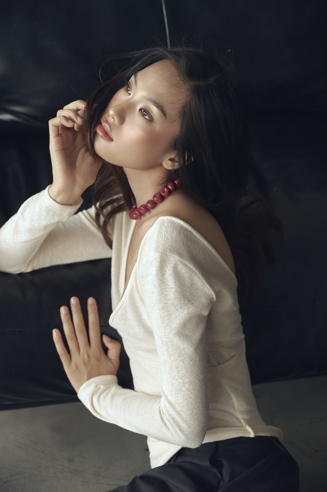 Wrap Top | Áo Vạt Chéo Vải Dệt Kim