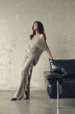 Lean Top in Taupe | Áo Bất Đối Xứng