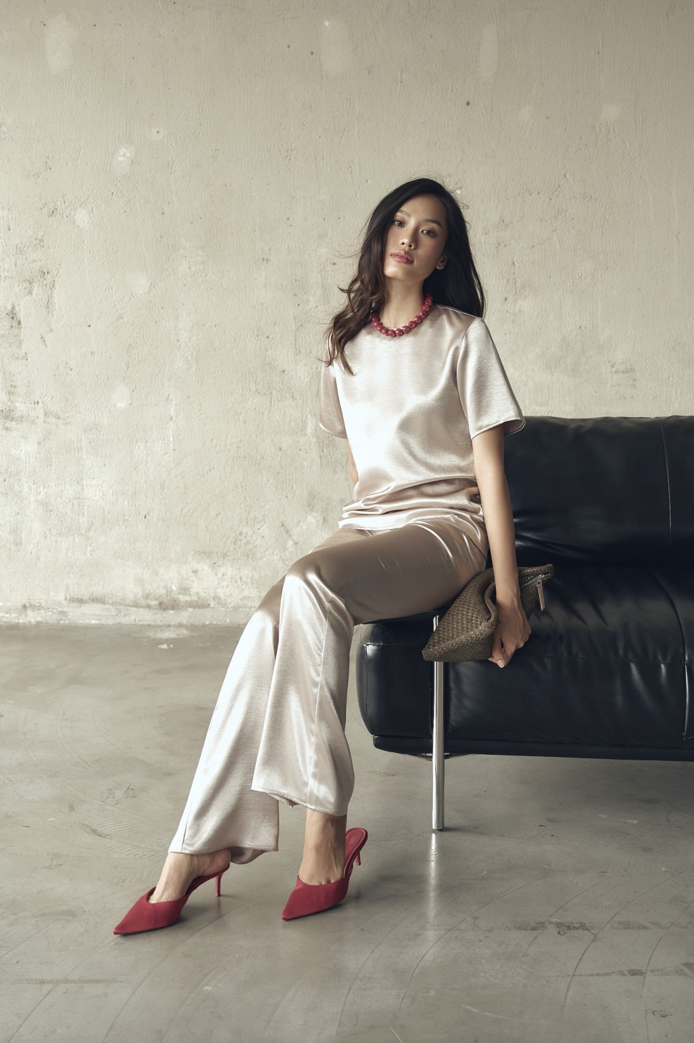 Silky Top | Áo Lụa Tay Ngắn