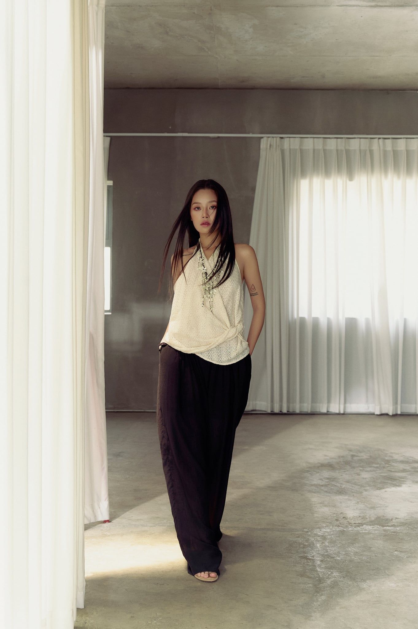 Mosaic Top | Áo Yếm Hở Lưng
