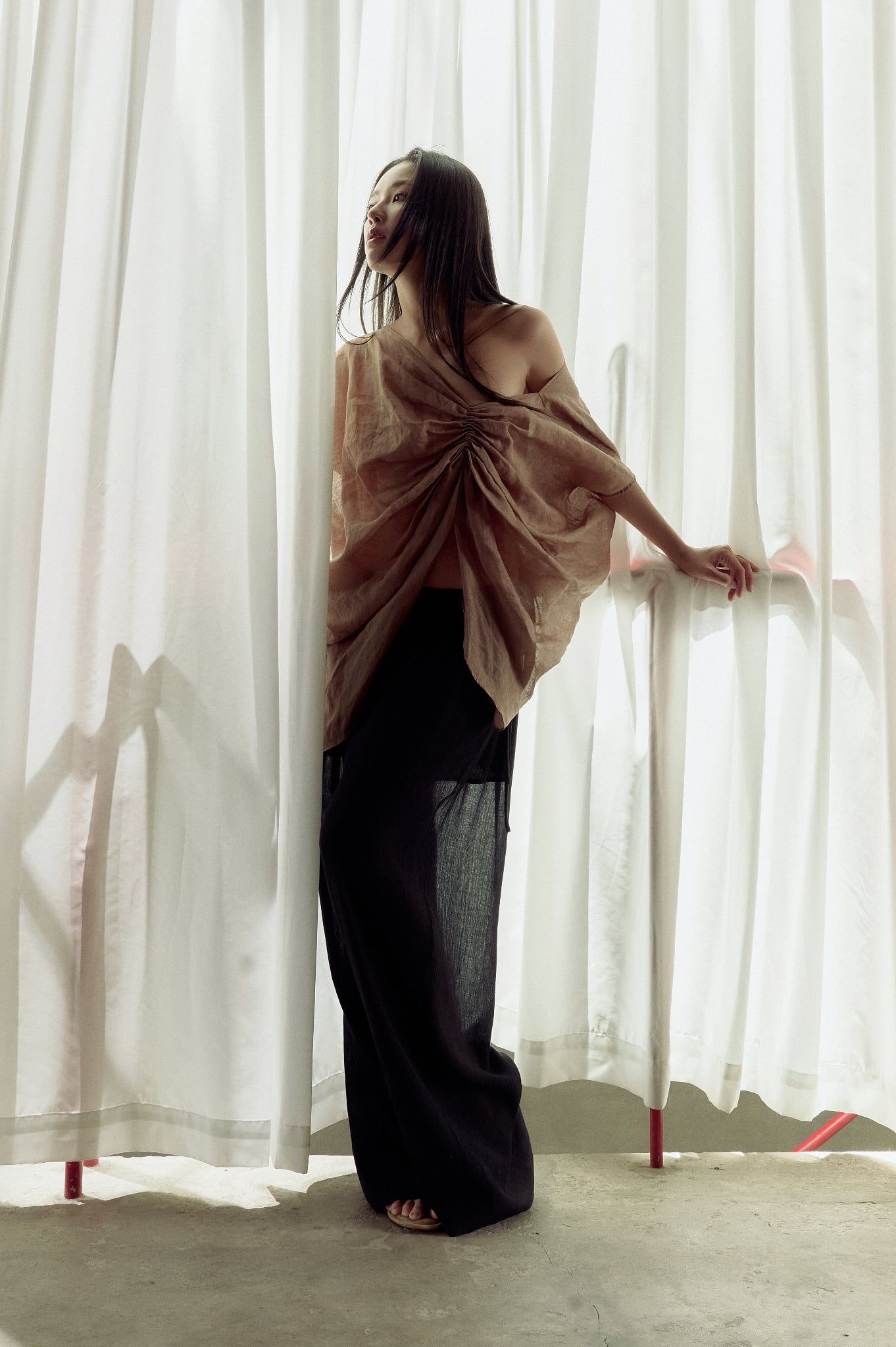 Petal Top | Áo Linen Bồng Bềnh