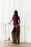 Arc Top | Áo Linen Dáng Cong