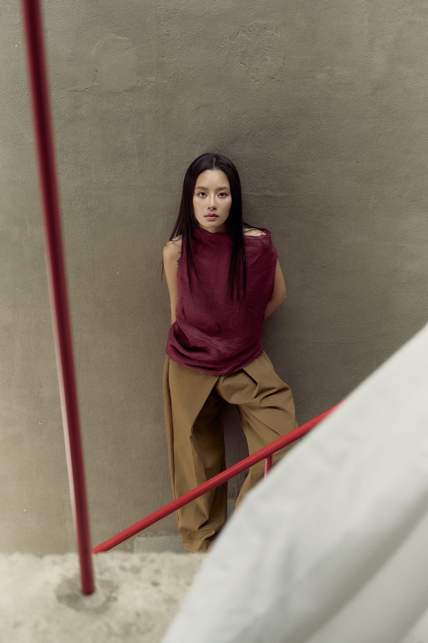 Arc Top | Áo Linen Dáng Cong