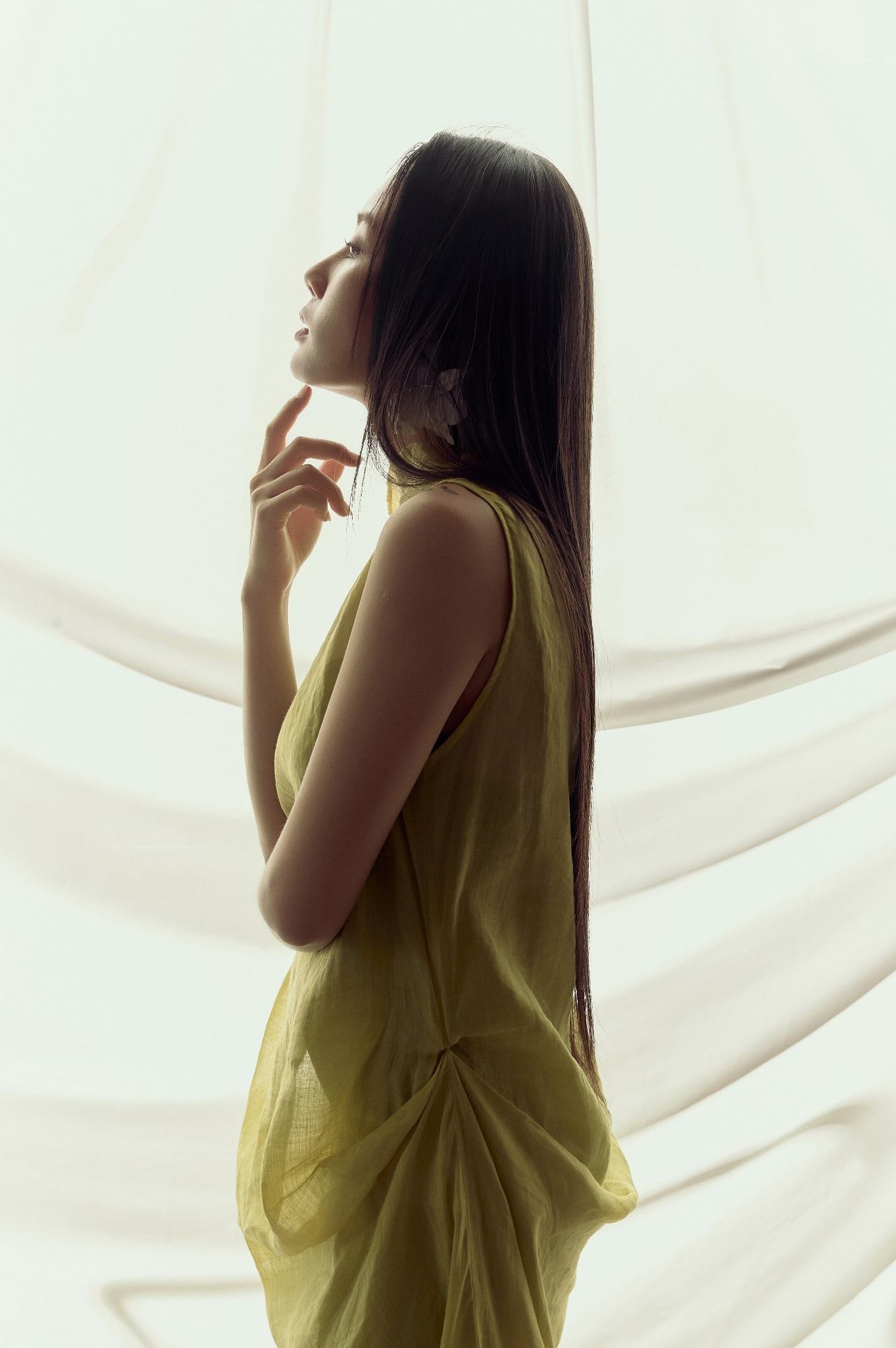 Solace Dress | Đầm Linen Dáng Cong