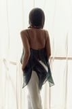 Duet Top | Áo Linen Phối Màu