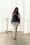 Duet Top | Áo Linen Phối Màu