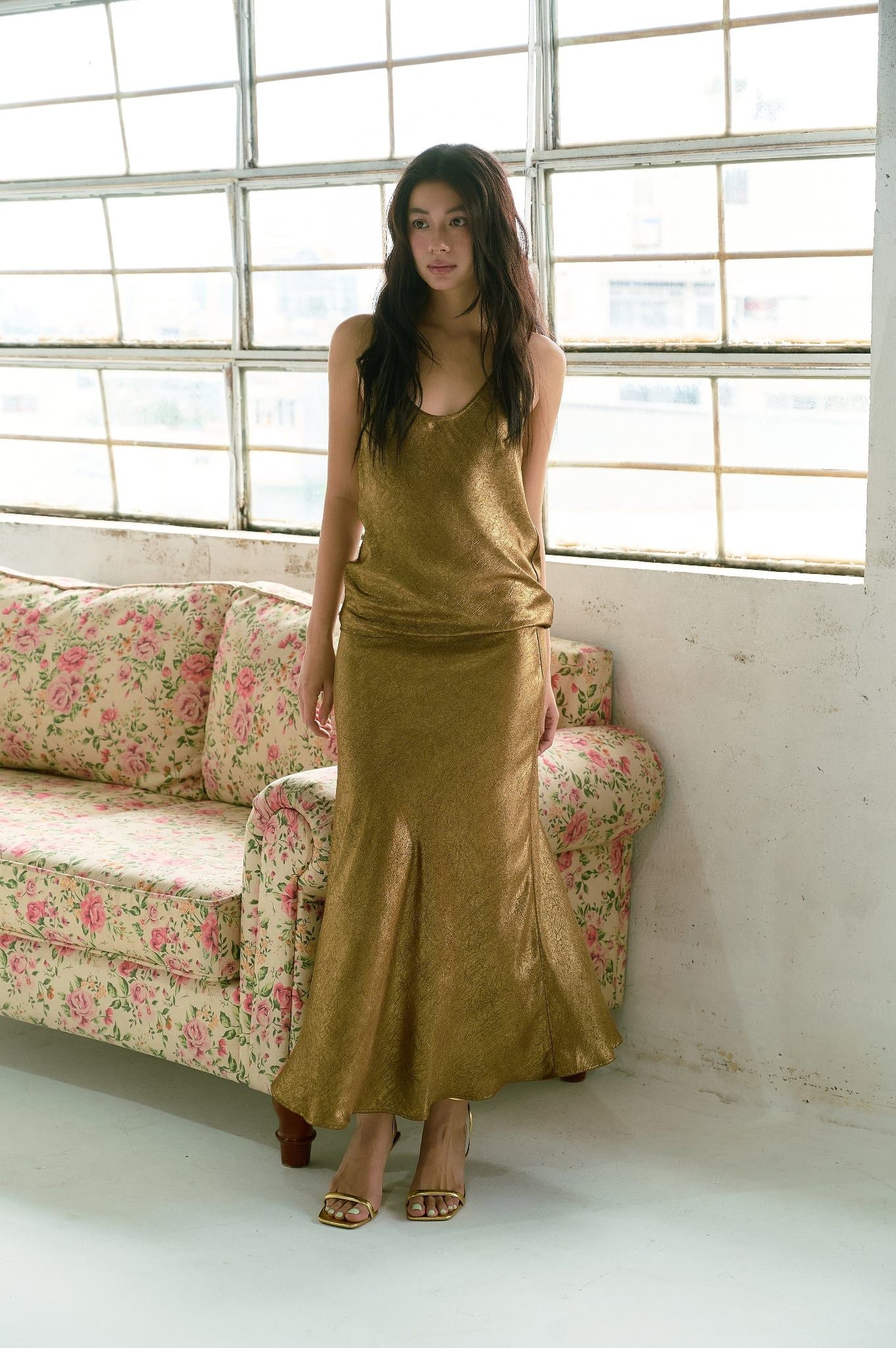 Glint Skirt | Chân Váy Ánh Kim