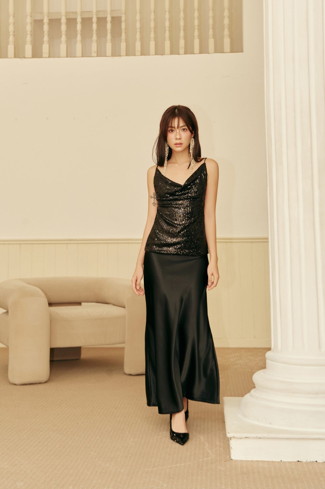 Glossy Skirt | Chân Váy Lụa Đuôi Cá