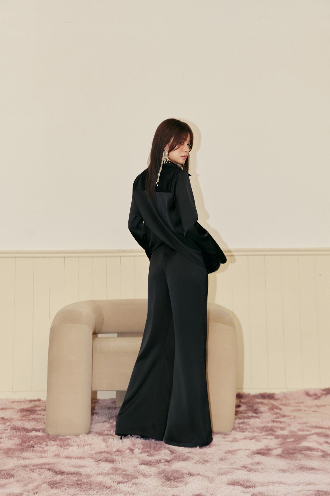 Aura Shirt | Sơmi Lụa Xẻ Lưng