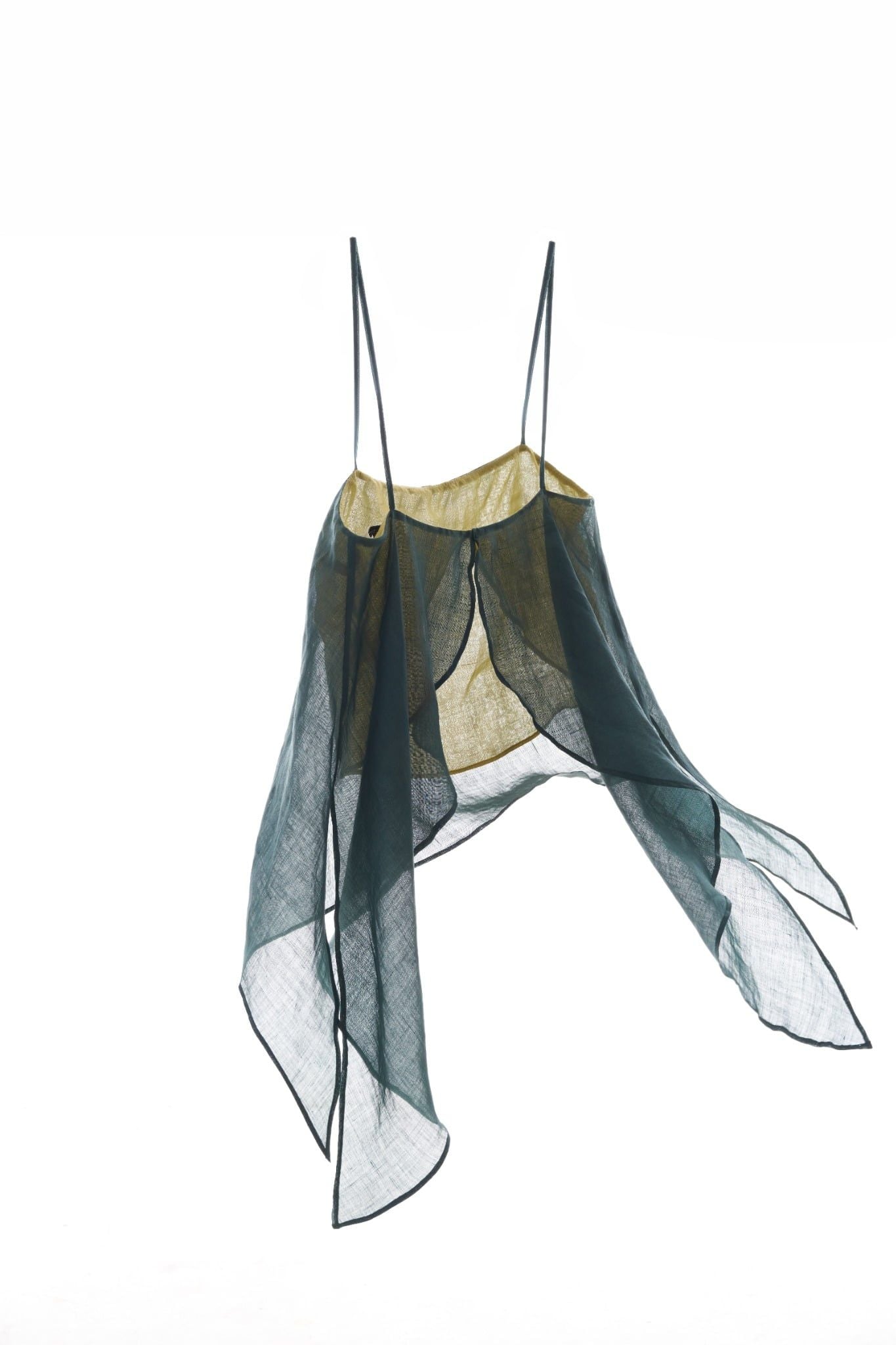 Duet Top | Áo Linen Phối Màu