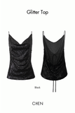 Glitter Top | Áo Kim Sa Cổ Đổ