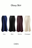 Glossy Skirt | Chân Váy Lụa Đuôi Cá