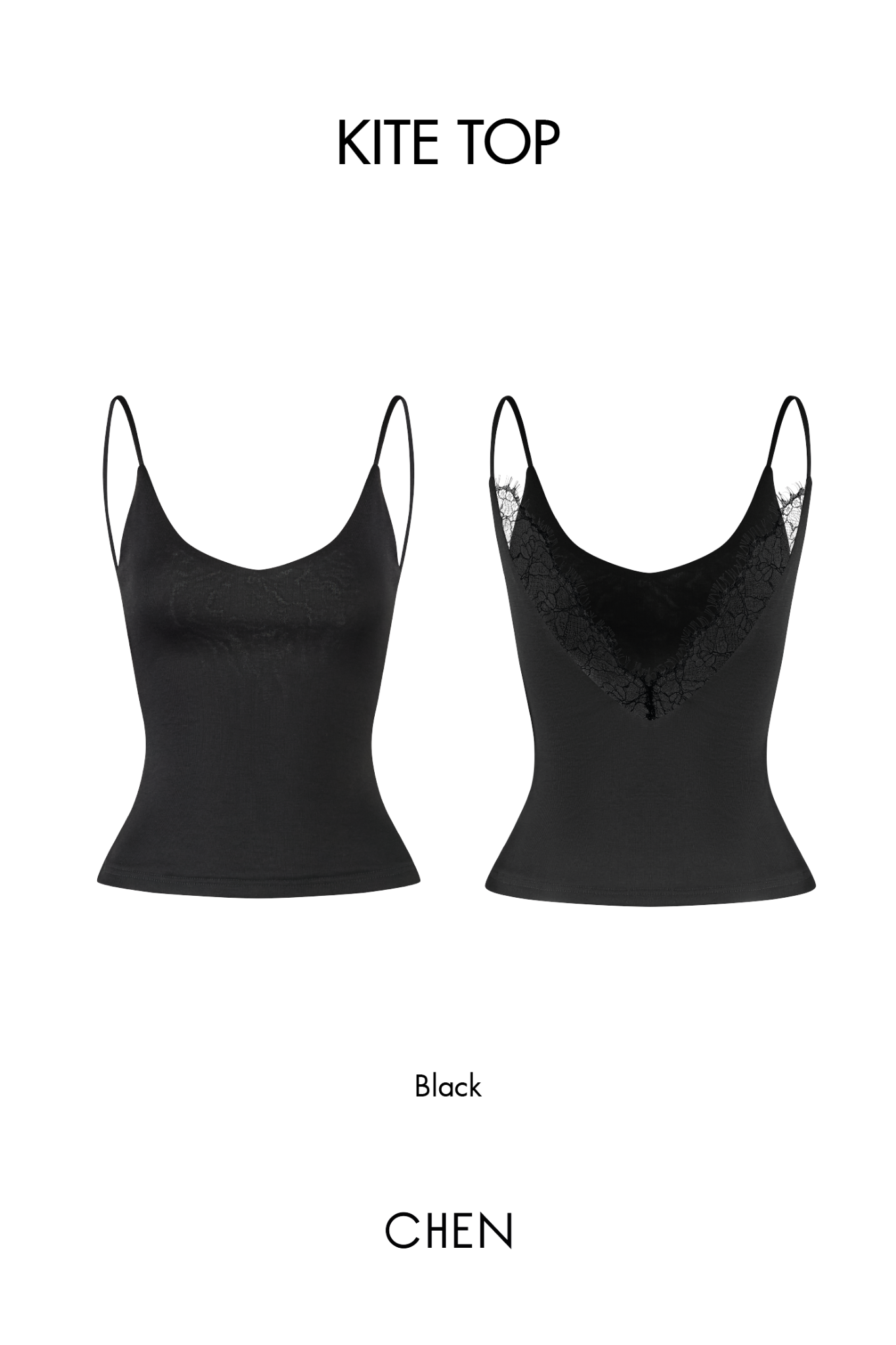 Kite Top | Áo Dây Phối Ren