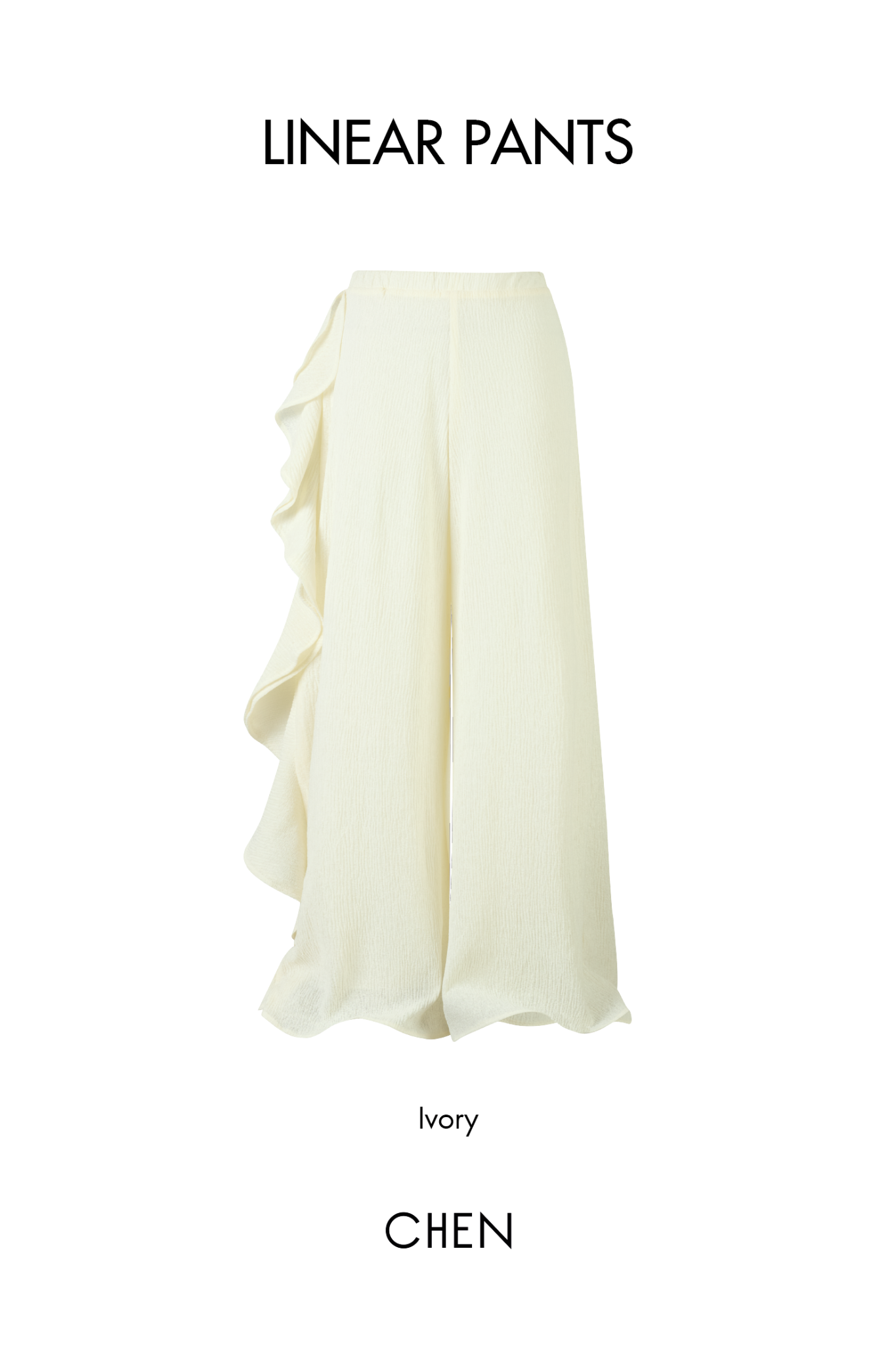 Linear Pants | Quần Phối Bèo Ống Rộng