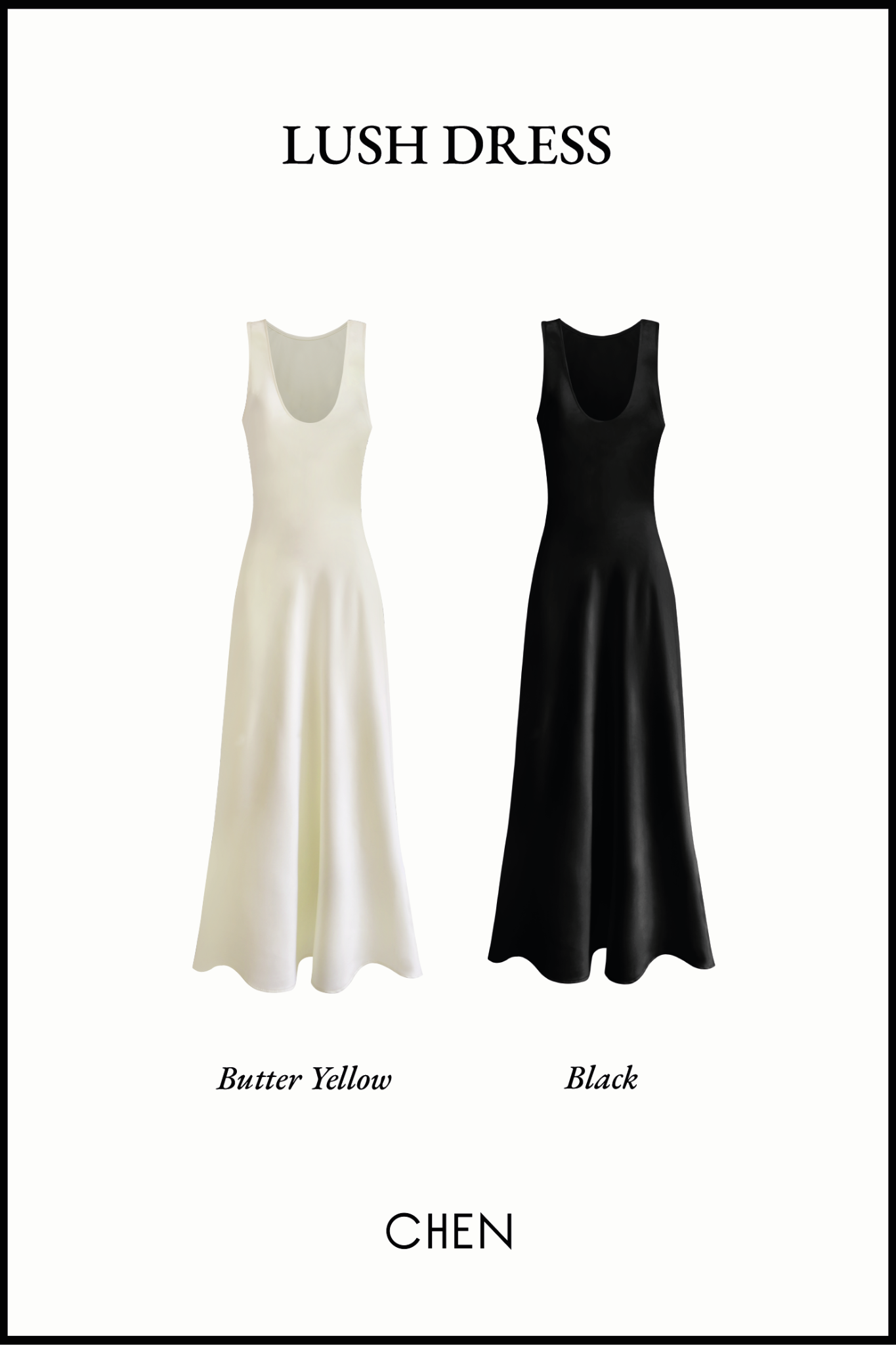 Lush Dress | Đầm Lụa Cổ U