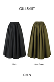 Olli Skirt | Chân Váy Midi Xếp Nếp