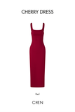 Cherry Dress | Đầm Linen Cổ Vuông