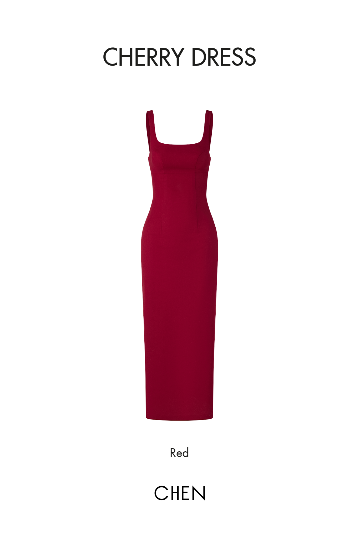 Cherry Dress | Đầm Linen Cổ Vuông