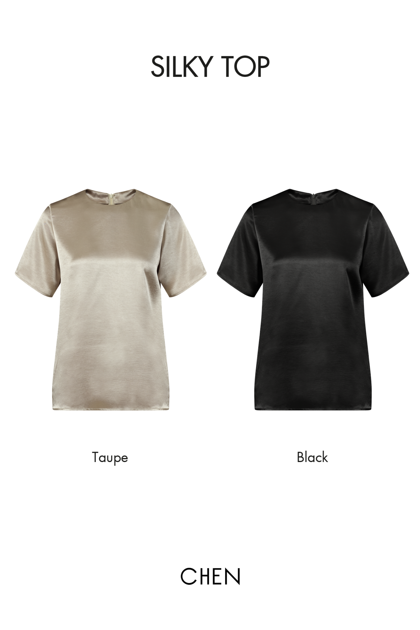 Silky Top | Áo Lụa Tay Ngắn