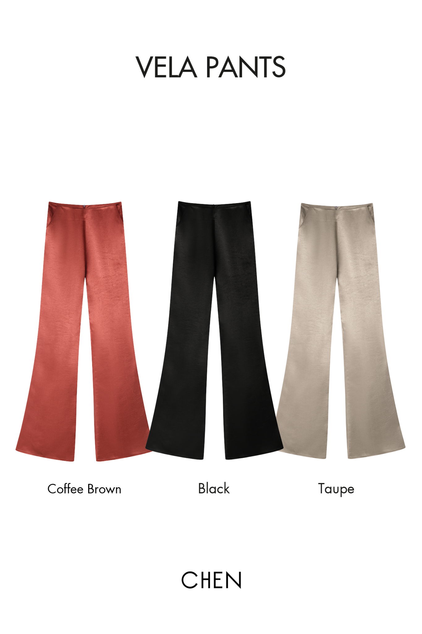 Vela Pants | Quần Lụa Dáng Loe