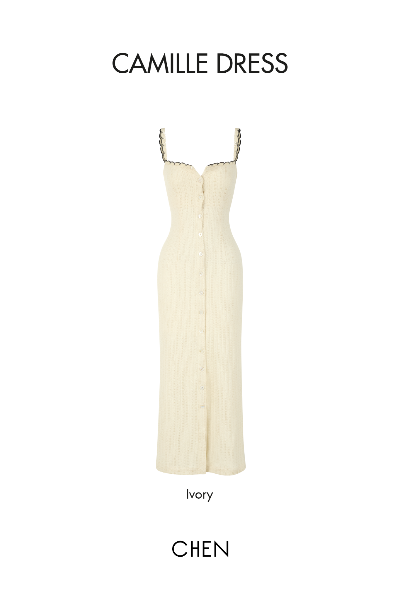 Camille Dress | Đầm Dáng Ôm Phối Ren