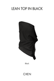 Lean Top in Black | Áo Bất Đối Xứng