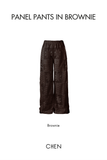 Panel Pants in Brownie | Quần Ống Rộng Thêu