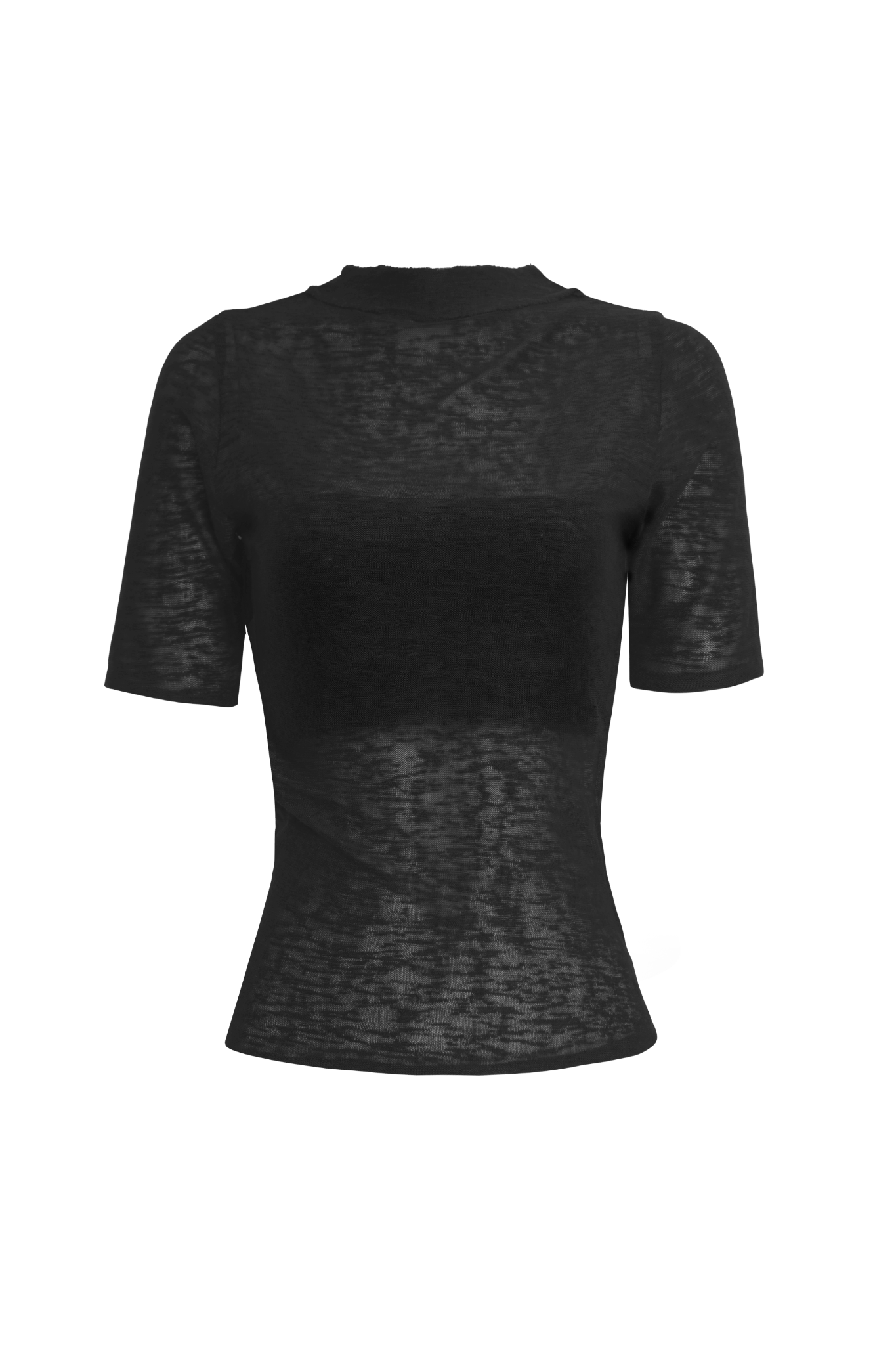 Root Black Top | Áo Ôm Tay Lửng