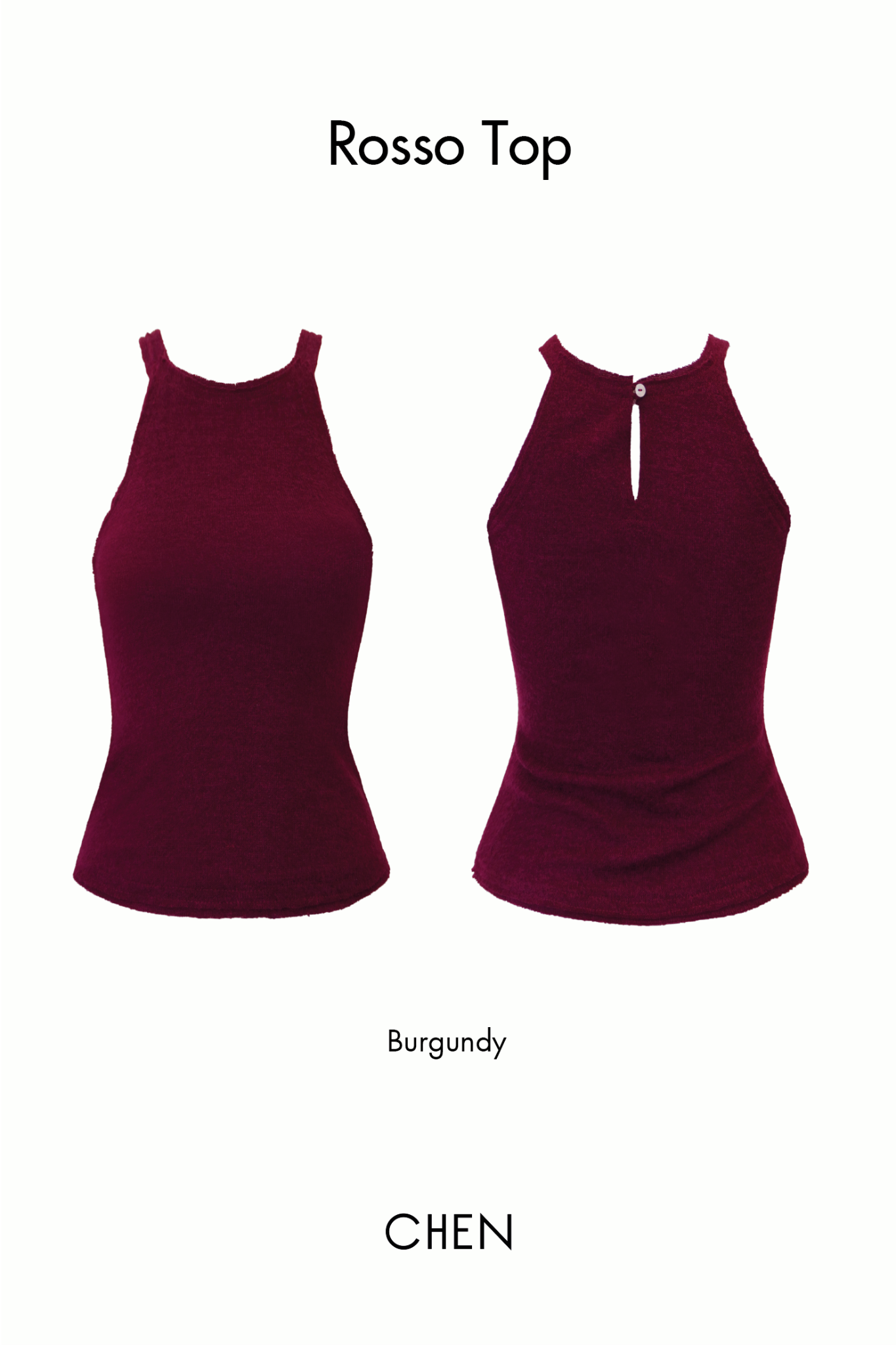 Rosso Top | Áo Yếm Đỏ Rượu