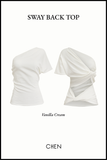 Sway Back Top | Áo Lệch Vai Xoắn Lưng