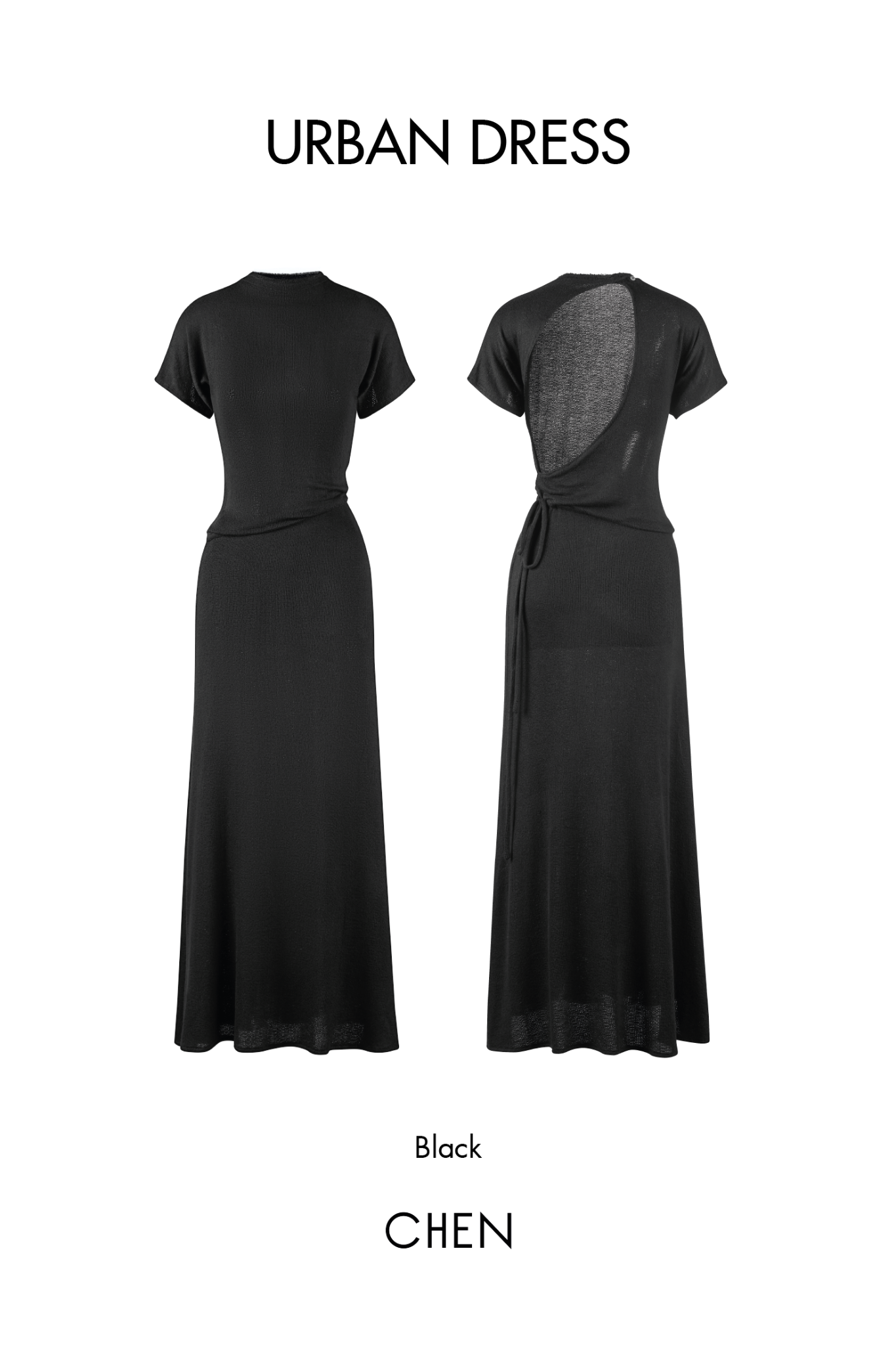 Urban Dress | Đầm Tay Ngắn Hở Lưng