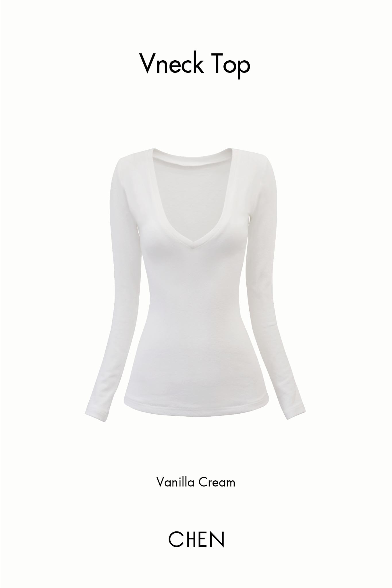 Vneck Top | Áo Dệt Kim Cổ Tim