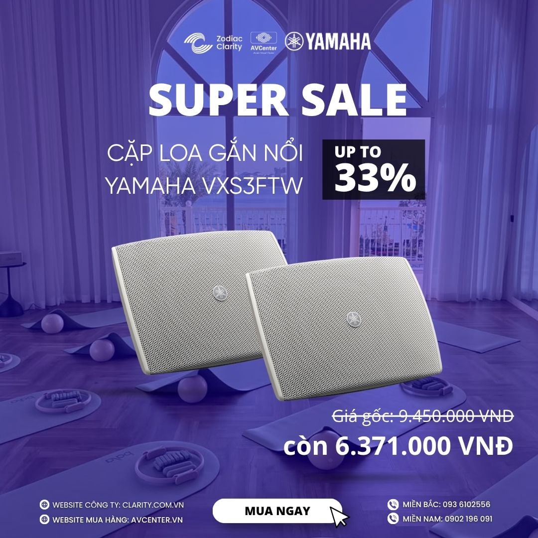 Cặp Loa Gắn Nổi Yamaha VXS3FTW