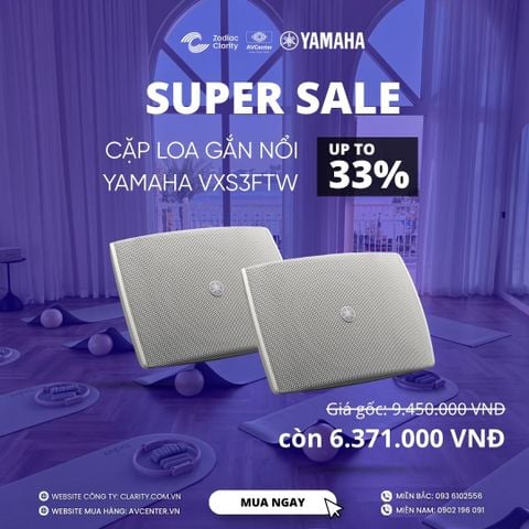 Cặp Loa Gắn Nổi Yamaha VXS3FTW