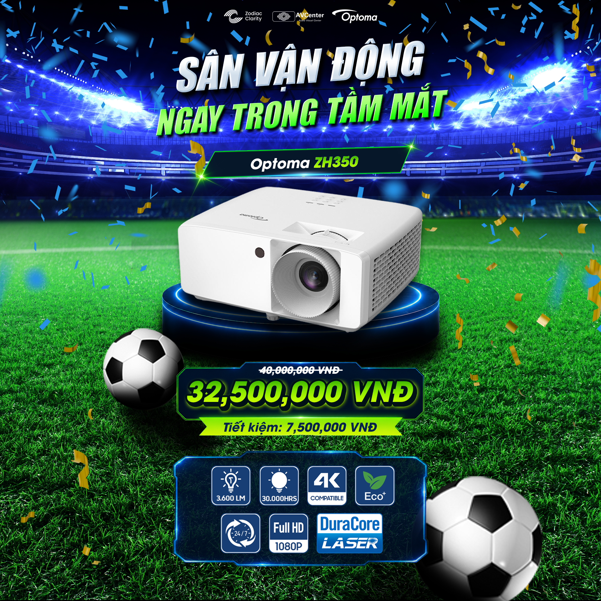Máy chiếu OPTOMA ZH350