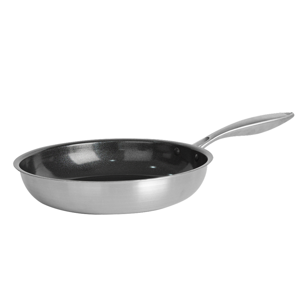 Chảo Inox chống dính Ceramic đáy từ Happy Cook Cerablack 20. 24, 26, 28 cm