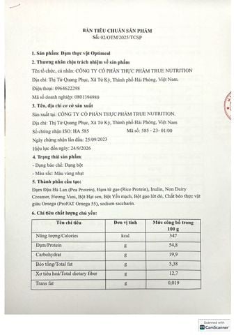  Optimeal - True Nutrition 